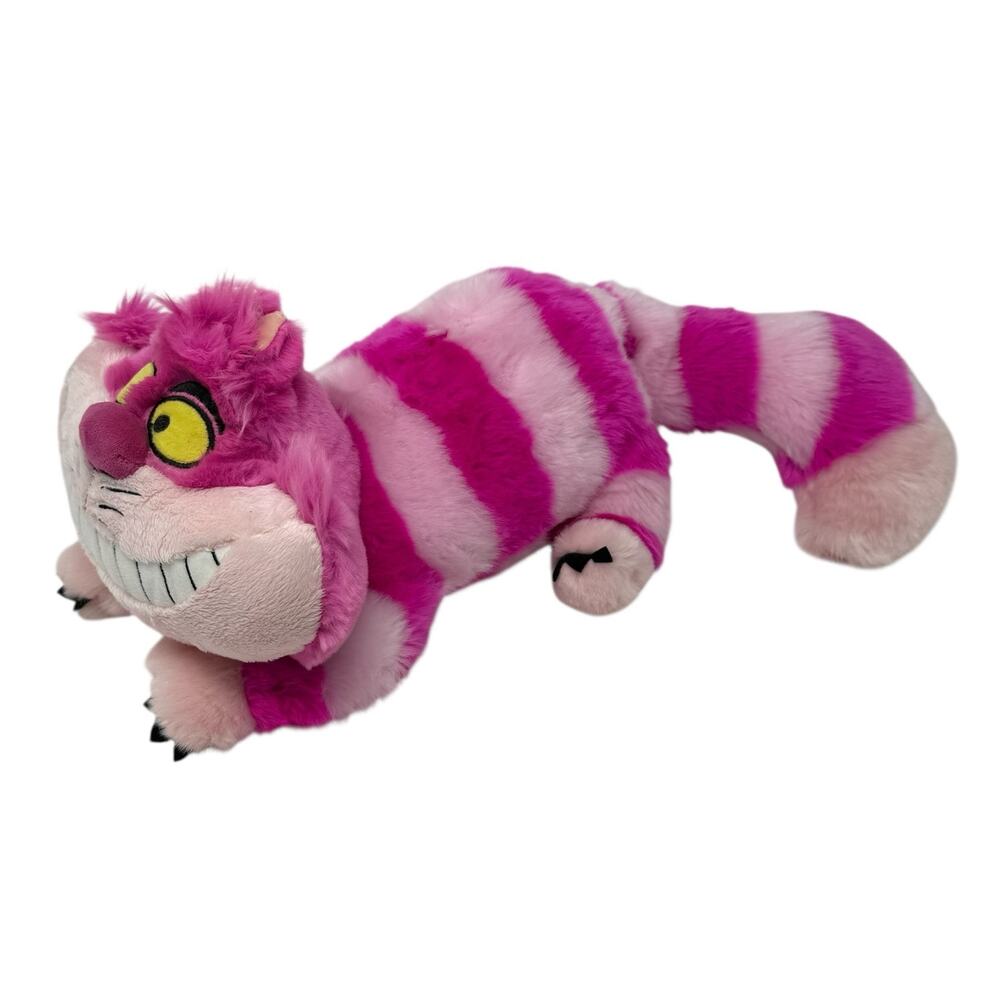 Disney Alice In Wonderland Cheshire Cat Plush PlushieToy Pink Purple Striped 19" - Picture 3 of 11